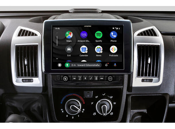 Alpine X903D-DU Premium Navi Fiat Ducato 9" skjerm DAB+ CarPlay AnroidAuto 