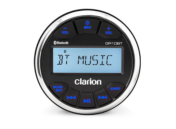 Clarion GR10BT - Digital mediamottaker 4x16W BT AUX USB IPX5 