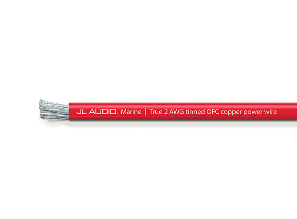JL Audio XM-RPW2-50 strømkabel 15,2m RØD 2AWG 