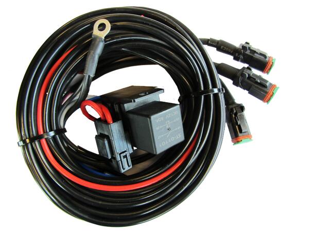 Ledningssats for 3 ekstralys- Heavy Duty med DT-kontakter 