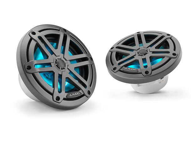 JL Audio M3-650X-S-Gm-i høyttalere (LED) 6,5" Sportsgrill grå 
