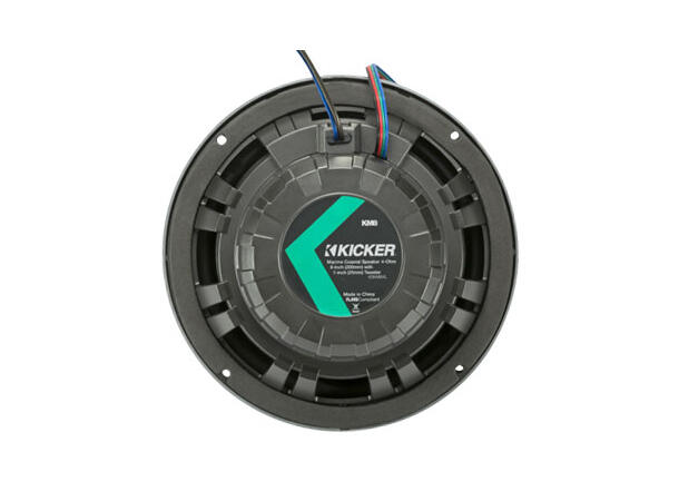 Kicker 45KM84L marine høyttaler (par) 8" 4ohm (hvit og koksgrå grill inkl.) 