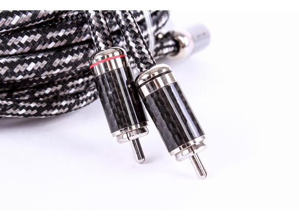 Stinger - SI9217 signalkabel 5m Ultra OFC, Rhodium platert RCA ender 