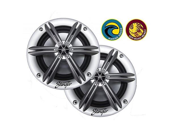 Stinger SEA65-S Marine høyttaler 6,5-tommer 75/150W (Par) 