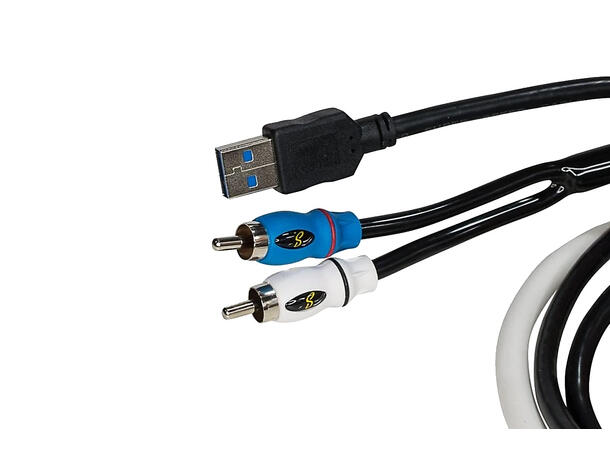 Stinger SMRAUXUSB3 - Marine USB tilbkobl 3.5mm og USB for innfelling