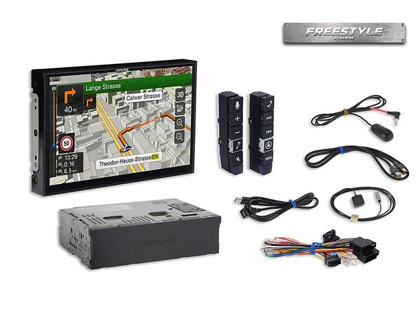 Alpine X903DC-F hovedenhet "Freestyle" 9" skjerm DAB+CarPlay AnroidAuto (TRUCK) 