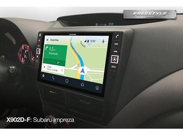 Alpine X903DC-F hovedenhet "Freestyle" 9" skjerm DAB+CarPlay AnroidAuto (TRUCK) 
