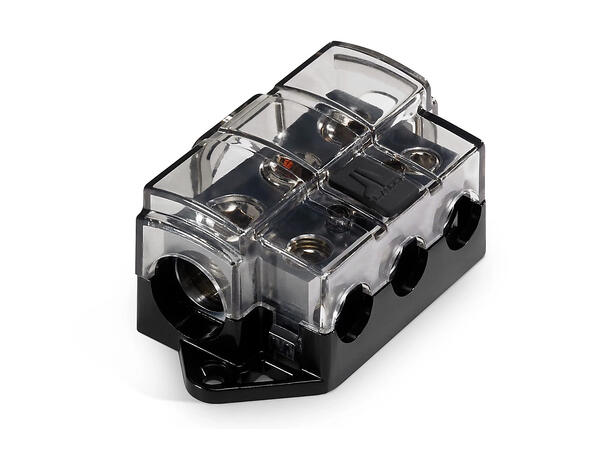 JL Audio XD-PDBU-3X strømfordeler 3-veis 1/0-4ga inn 4-8ga ut 