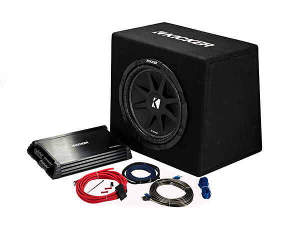 KICKER 44KKP412 bass pakke KickPack™ med forsterker og sub 