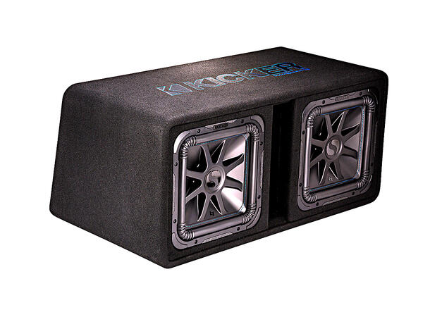 Kicker 44DL7S122 - basskasse 2x12", 2ohm, 1500/3000Watt Rms/Max 