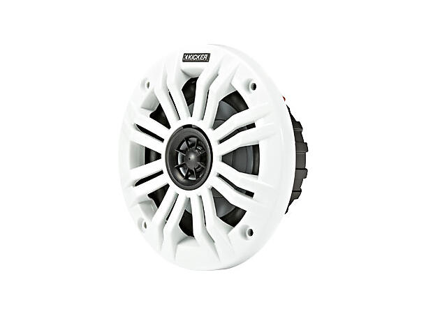 Kicker 45KM44 marine høyttaler (par) 4" 4ohm (hvit og koksgrå grill inkl.) 