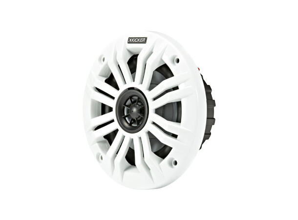 Kicker 45KM44 marine høyttaler (par) 4" 4ohm (hvit og koksgrå grill inkl.) 