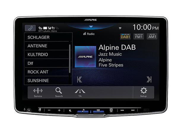 Alpine iLX-F115D multimediastasjon Digital Media Station Halo 11 