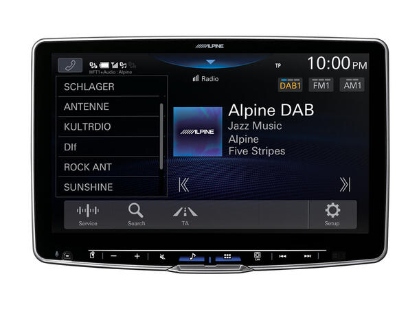 Alpine iLX-F115D multimediastasjon Digital Media Station Halo 11 