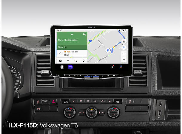 Alpine iLX-F115D multimediastasjon Digital Media Station Halo 11 