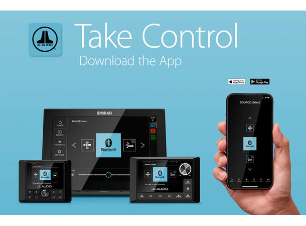 JL Audio  MM105 - MediaMaster m/DAB+ 12-kanaler 4 soner NMEA2000 IP67 