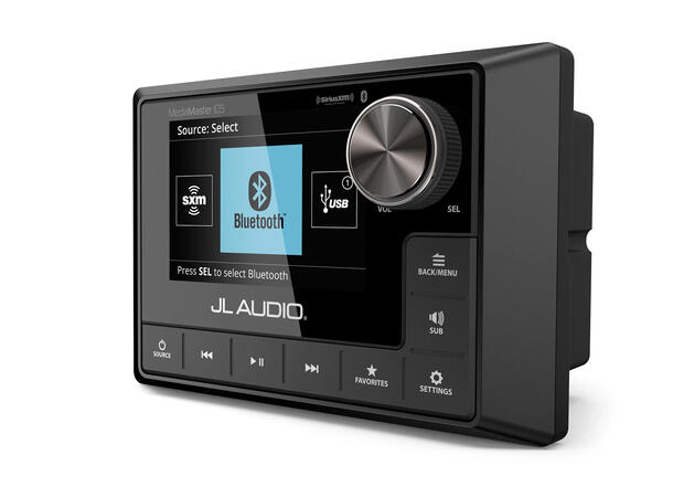 JL Audio  MM105 - MediaMaster m/DAB+ 12-kanaler 4 soner NMEA2000 IP67 