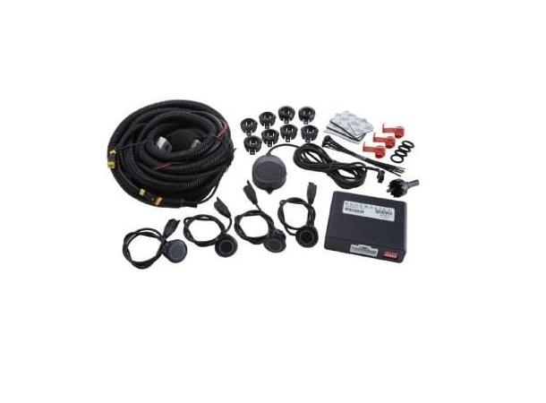 PS-FBP-M Front sensor KIT parkeringssensor sett m/4 sensorer 