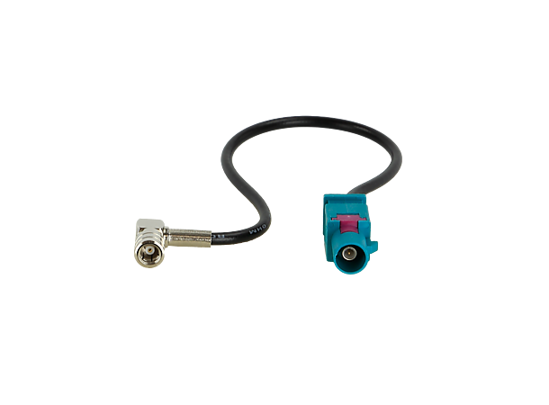 Antenneadapter Fakra (m) til SMB (f)90 grader 