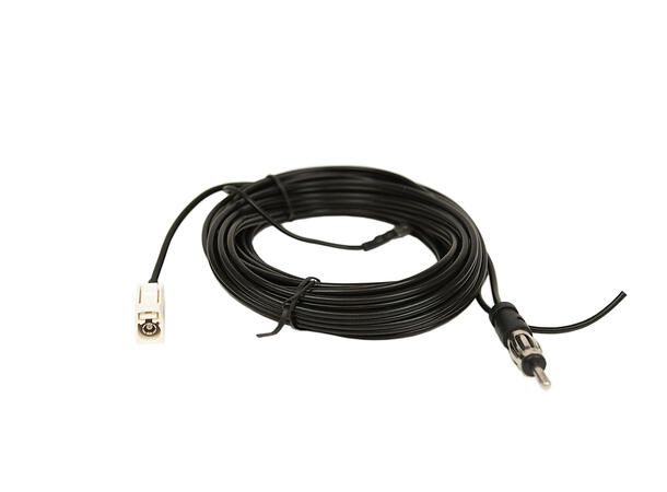 DIN til Fakra 5meter kabel DIN (M) Fakra (F) RG158 + en leder