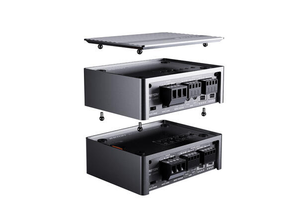 ETON PA 4 4-kanals forsterker 2 × 140 W RMS | Audiocom