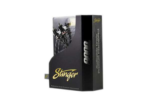 Stinger - SI9212 signalkabel 3,5m Ultra OFC, Rhodium platert RCA ender 