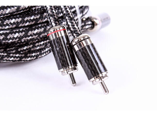 Stinger - SI9212 signalkabel 3,5m Ultra OFC, Rhodium platert RCA ender 