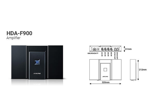 Alpine F#1 status - High End bilstereo 384kHz/32bit DSP, AMP, HU og høyttalere