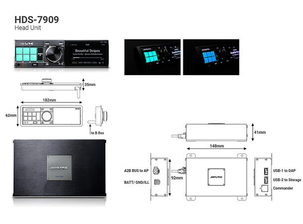 Alpine F#1 status - High End bilstereo 384kHz/32bit DSP, AMP, HU og høyttalere