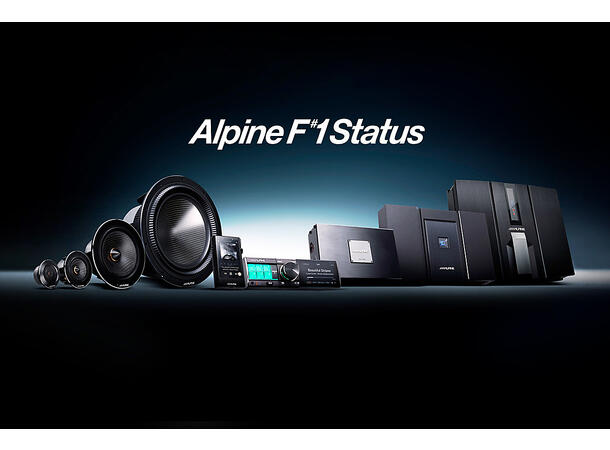 Alpine F#1 status - High End bilstereo 384kHz/32bit DSP, AMP, HU og høyttalere