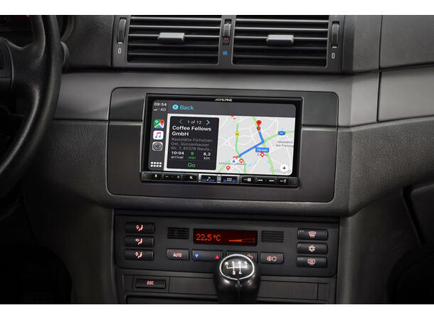 Alpine ILX-705E46,  BMW 4x50W, Bluetooth, USB, DAB, CarPlay 