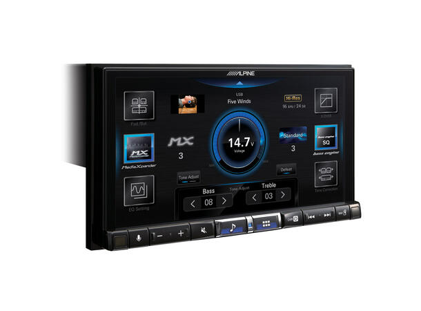 Alpine ILX-705E46,  BMW 4x50W, Bluetooth, USB, DAB, CarPlay 