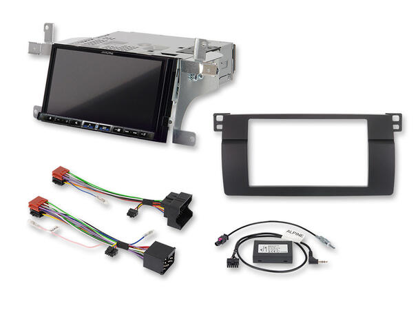 Alpine ILX-705E46,  BMW 4x50W, Bluetooth, USB, DAB, CarPlay 
