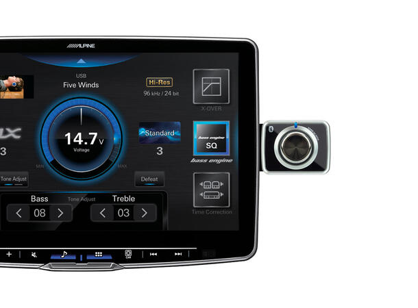 Alpine RUE-BK01 - Blåtann Kontroller til nyere AV modeller (2021->) 