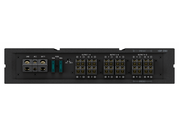 Alpine Status HDP-D90 High End 12-kanals DSP-forsterker 