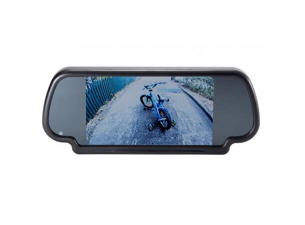 EchoMaster MM-70-CL-AHD monitor/speil universal feste 2x video inn fjernkontr 