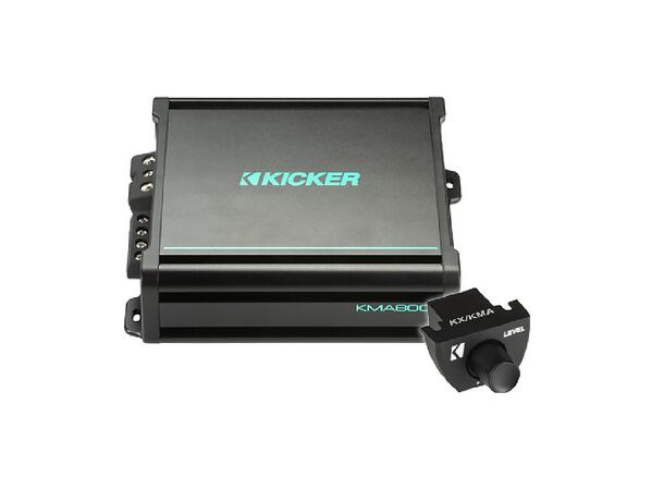 Kicker 48KMA8001 marine forseterker 800W KickEQ LP filter 1ohm stabil