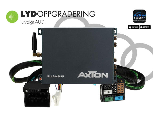Lydoppgradering AUDI Plug & Play DSP forsterker