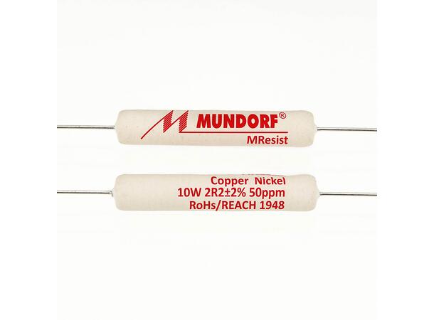 Mundorf MRESIST Classic 10 Watt 47Ohm ±2%   dim: Ø10xL45