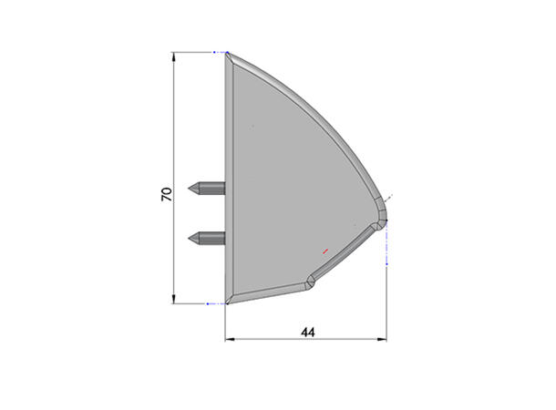 Alpine SPC-L500S Adventure Audio, Sølv 1stk Line Array utpåliggende høyttaler 