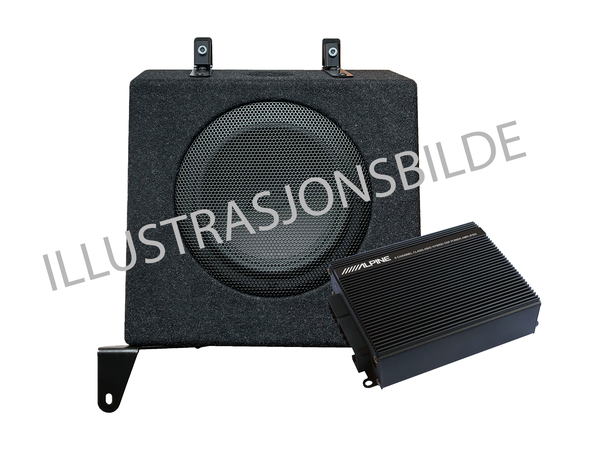 Alpine SPC-W84ATRA7-2 - lydoppgradering Ford Transit Custom 7 - DSP amp & SUB 