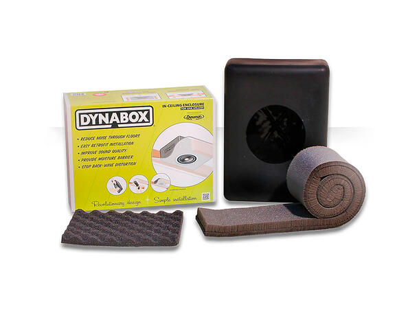 Dynamat - DYNABOX. høyttalerkabinett til tak. 34,2 x 30,5 x 16,5cm 