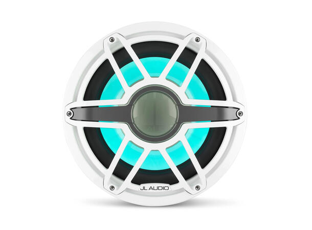 JL Audio M7-12IB-S-GwGw-i-4 subwoofer 12", 600W, 4ohm hvit sport LED 