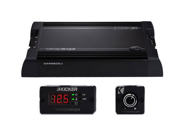 Kicker 49WXA36001 - forsterker Warhorse mono, 3600W 