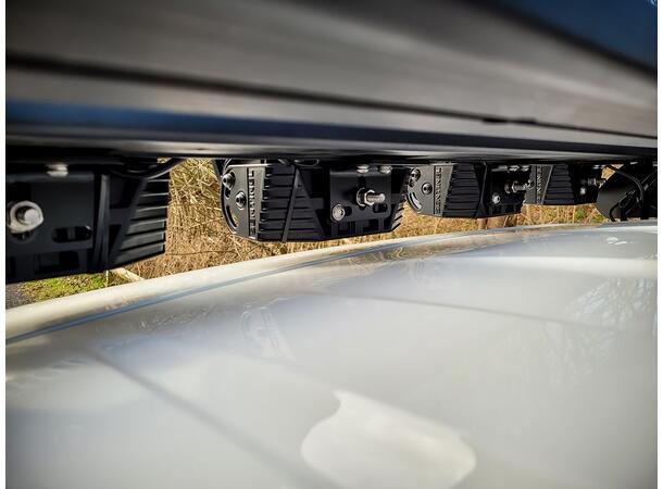 Lazer Vinkelbrakett til Sentinel For å flate-montere Sentinel bak lykten. 