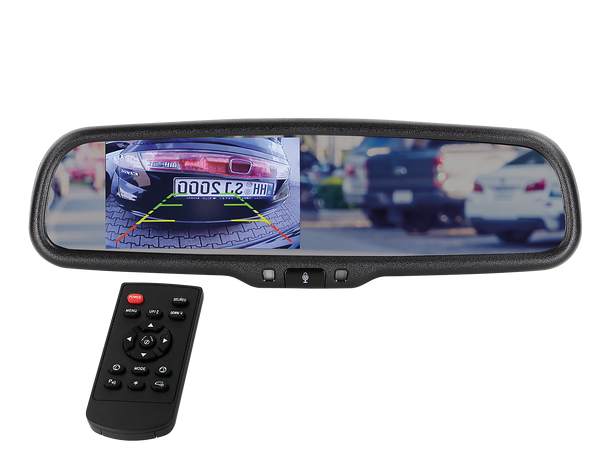 ACV Speilmonitor 4,3", 2X video inn 