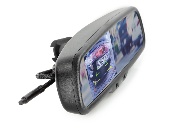 ACV Speilmonitor 4,3", 2X video inn 