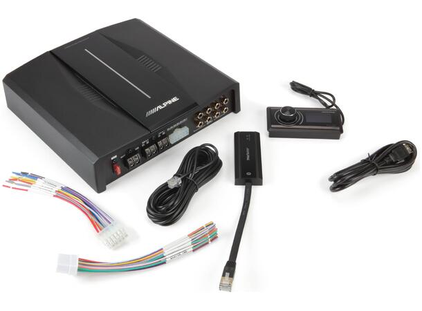 Alpine Optim8 PXE-C80-88 - forsterker DSP 6x50W + 2x150W RMS ved 4ohm 