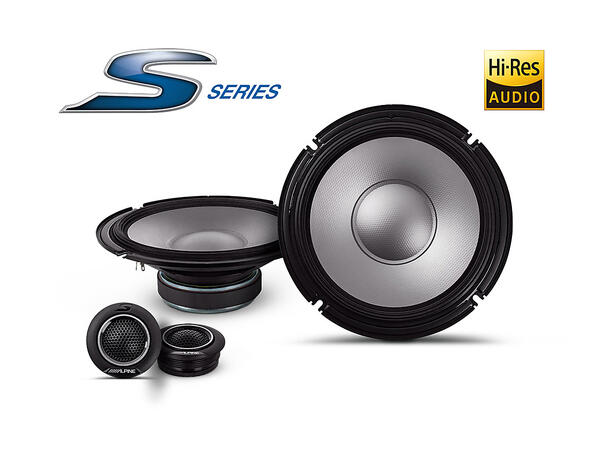 Alpine S2-S80C - høyttalere 8" komponentsett 