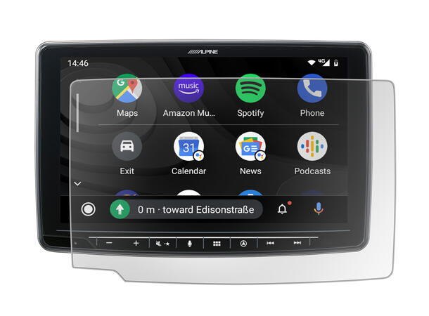 Halo9 Anti-refleks skjermbeskyttelse Til Alpine ILX-903 og 904 